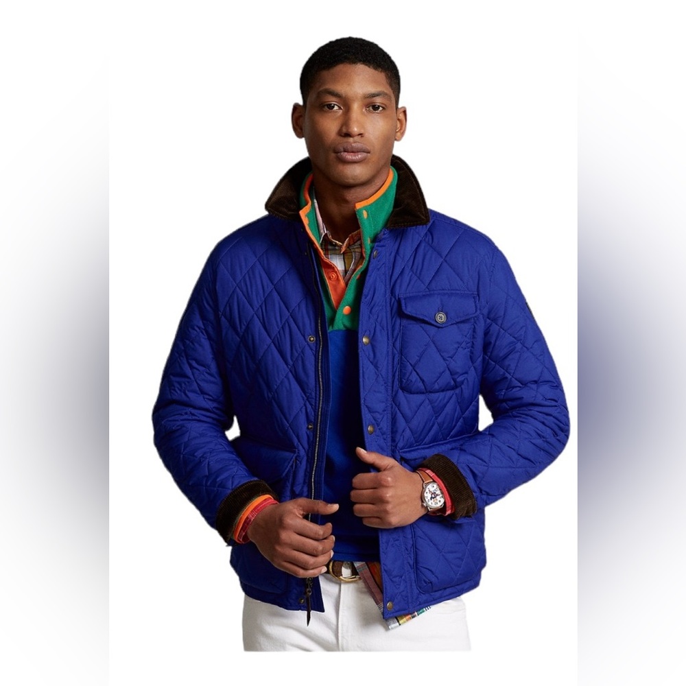 NWT! Men's Polo Ralph Lauren Water-Repellent Quilted Jacket